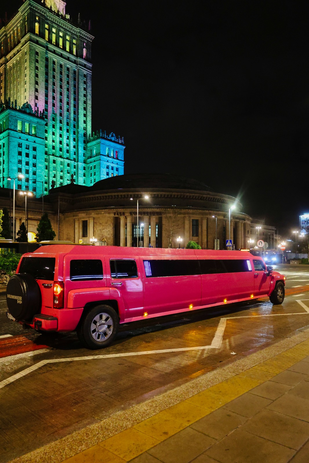 Hummer Pink — przed startem